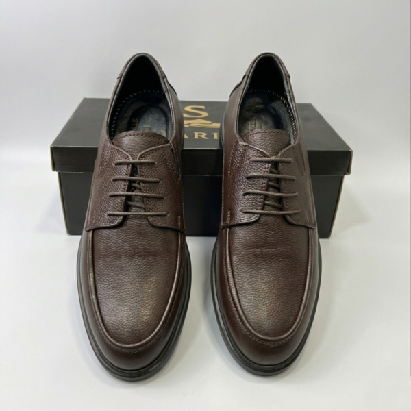 Chaussures Noir Cuir - Semelles Très Confortable