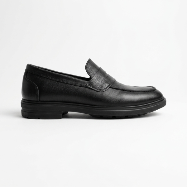 IMG 6 Chaussures Loafer en Cuir Véritable