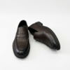 Chaussures Loafer Noir Cuir Véritable